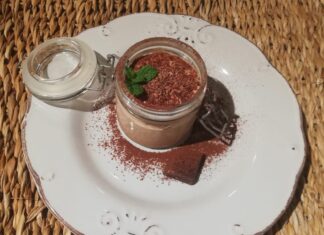 Bavarese golosa al caffè e cioccolato