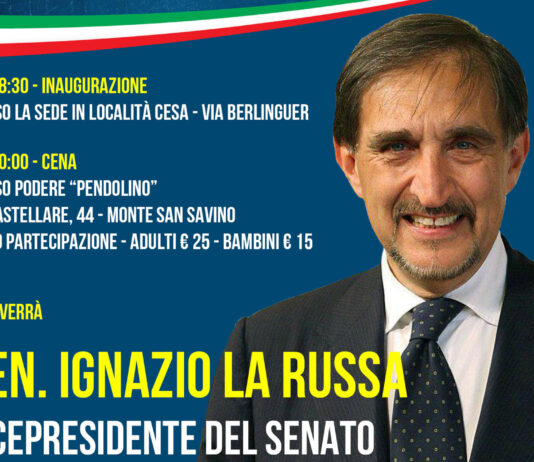 Ignazio La Russa in Provincia di Arezzo