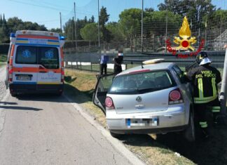 Cortona: incidente stradale in loc. Fratticiola, un ferito