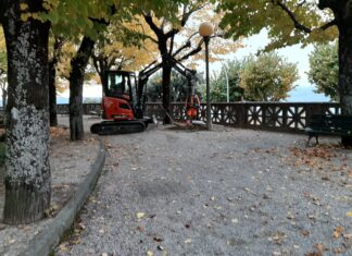 Lavori pubblici a Cortona: nuovi punti luce nei giardini del parterre