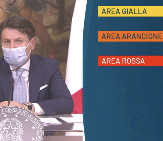 Nuovo Dpcm, Conte: “Italia divisa in 3 aree”