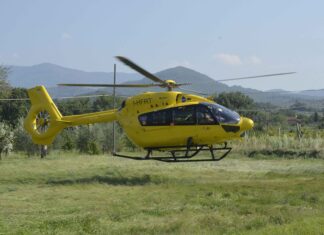 Motociclista cade di moto nei boschi di Sant’Egidio di Cortona, trasferito in codice giallo al San Donato