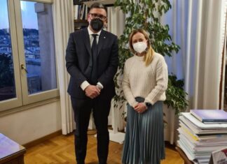 Il Presidente di Fratelli d’Italia Giorgia Meloni incontra il vertice della CNA