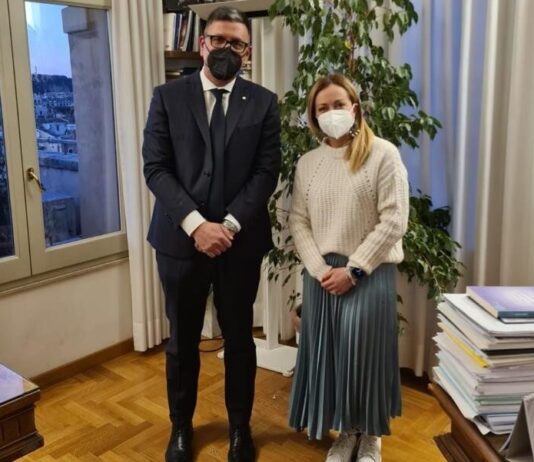 Il Presidente di Fratelli d’Italia Giorgia Meloni incontra il vertice della CNA