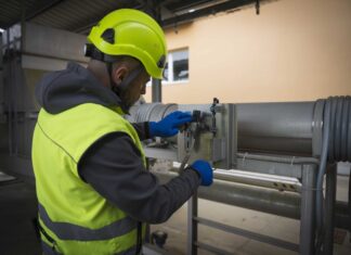 Cortona: tecnici Nuove Acque al lavoro in viale Gramsci a Camucia mercoledì 23 marzo