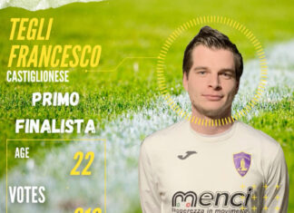 Pallone d’Oro: Francesco Tegli è il primo finalista
