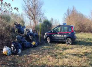 Smaltivano i rifiuti abbandonandoli al suono, denunciato titolare di una ditta edile