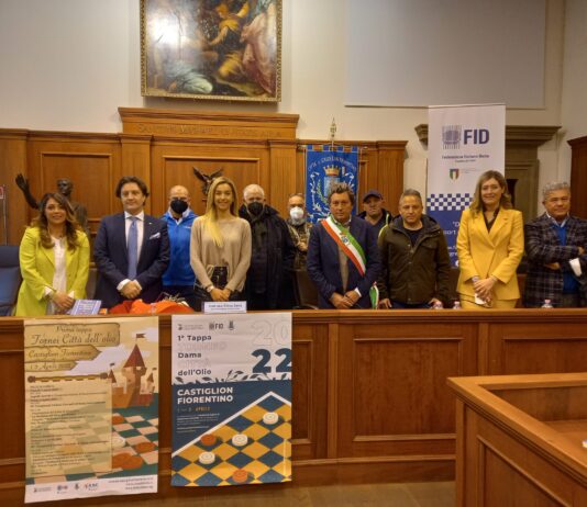 Torneo nazionale Dama-Città dell’Olio 2022 rimandata a domenica mattina alle 10.00