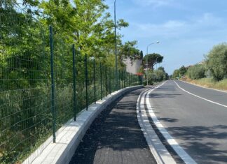 Foiano della Chiana: pronto il nuovo marciapiede in via della Repubblica