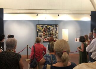 Contrasto 59-2V: visitabile fino al 18 settembre, presso la Pinacoteca comunale, l’opera di Emilio Vedova