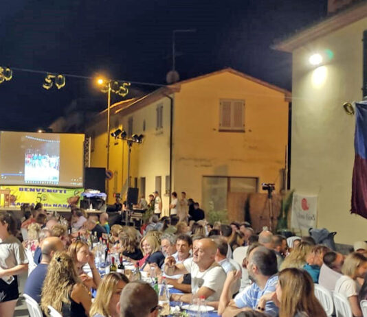 Montagnano: in seicento a tavola per i cinquant’anni della Sagra della Nana