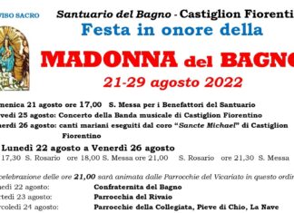 A Castiglion Fiorentino torna la tradizionale “Festa al Bagno”