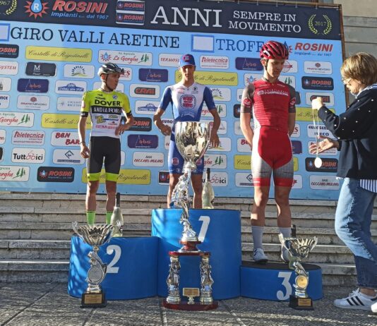 Giro Valli Aretine Juniores: vince Federico Savino di Team Work Service