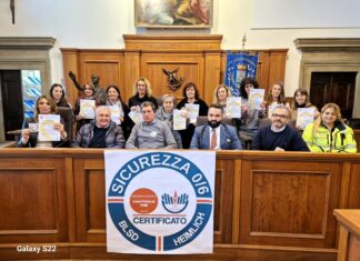 Corso di disostruzione e Blsd: la consegna degli attestati di partecipazione