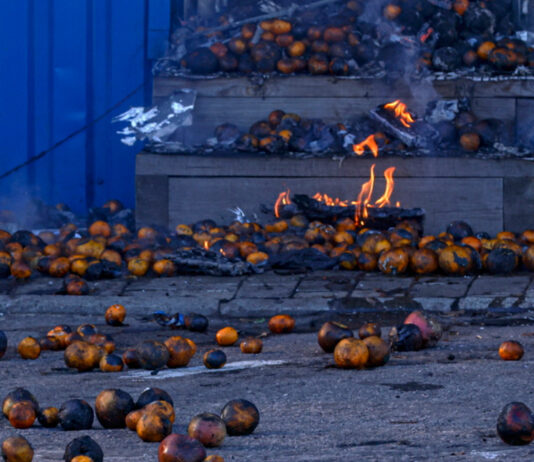 Razzi sulla città di Donetsk
