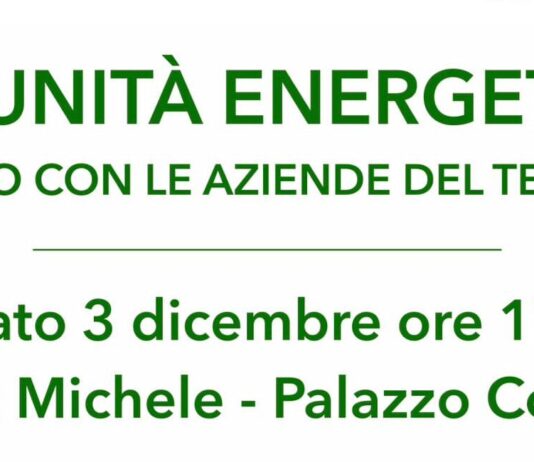 Comunità energetiche come leva di sviluppo: sabato l’incontro a Castiglion Fiorentino