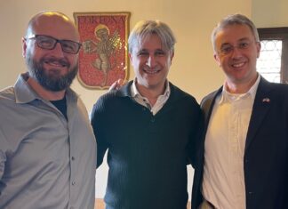 Cortona-Carmel: il vice sindaco Attesti con il console onorario d’Italia a Indianapolis