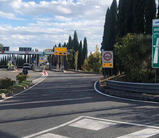 A1 Milano-Napoli: chiuso per quattro ore notturne il tratto Arezzo-Monte San Savino verso Roma