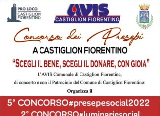 Quinto concorso dei Presepi. “Scegli il bene, scegli il donare, con Gioia”