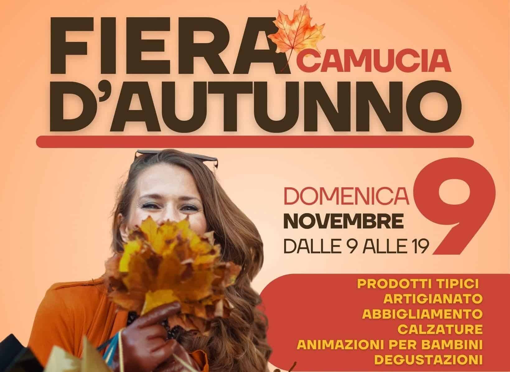 Domenica 9 novembre a Camucia torna la Fiera d’Autunno