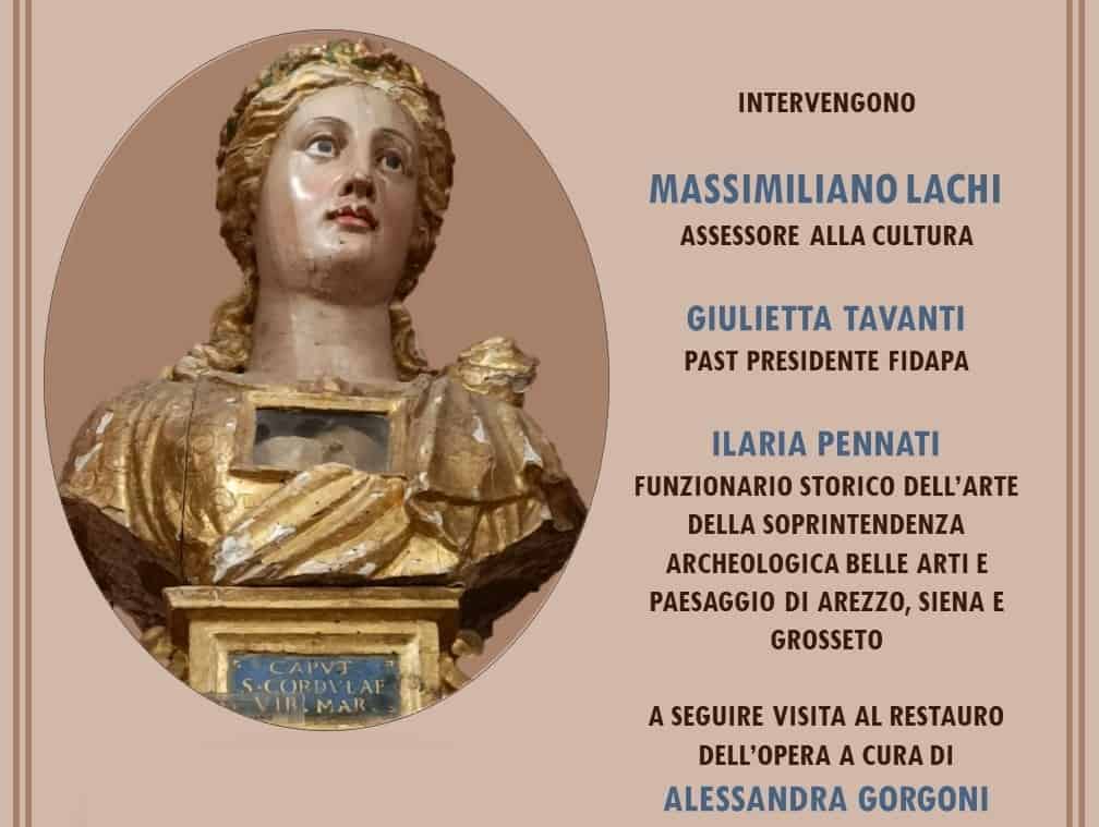 Castiglion Fiorentino: presentazione de “Il restauro di Santa Cordula”