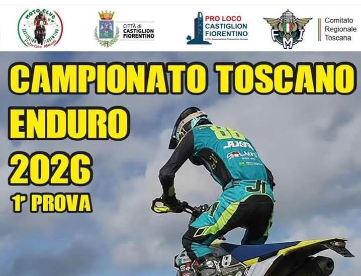 Castiglion Fiorentino prima prova Campionato Regionale Toscano Enduro