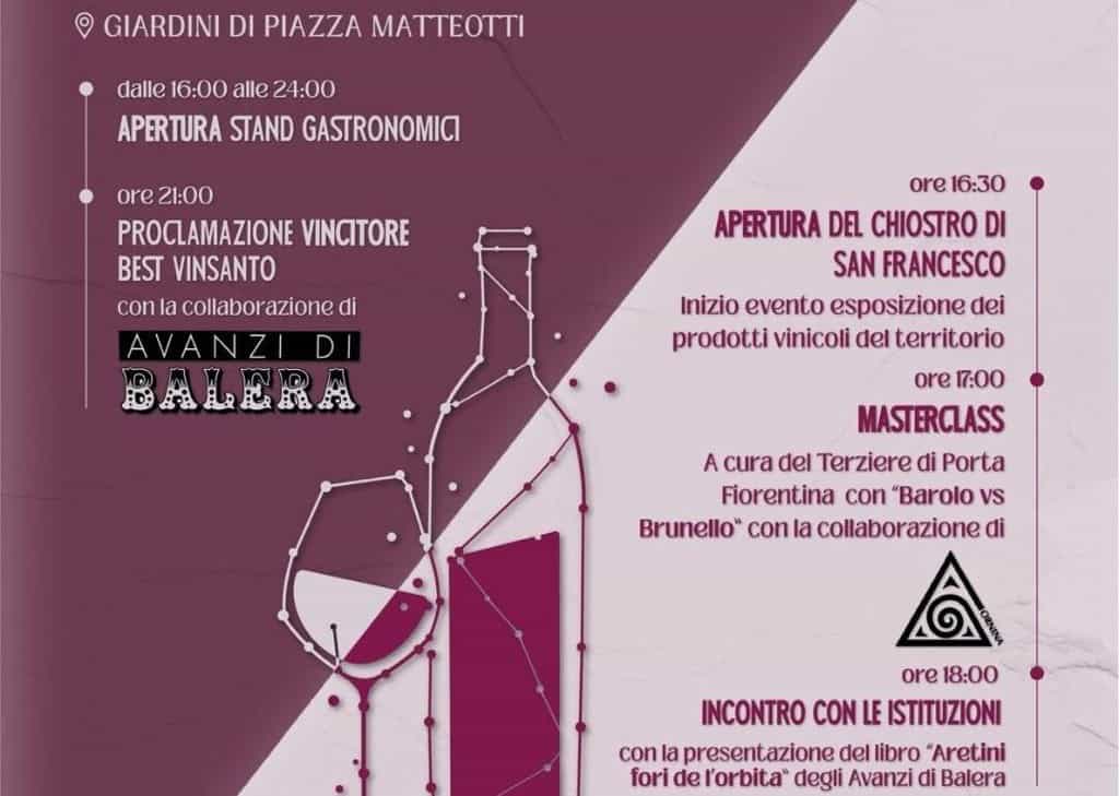 Domenica 27 a Castiglion Fiorentino arrivano “Le Notti del Vino”