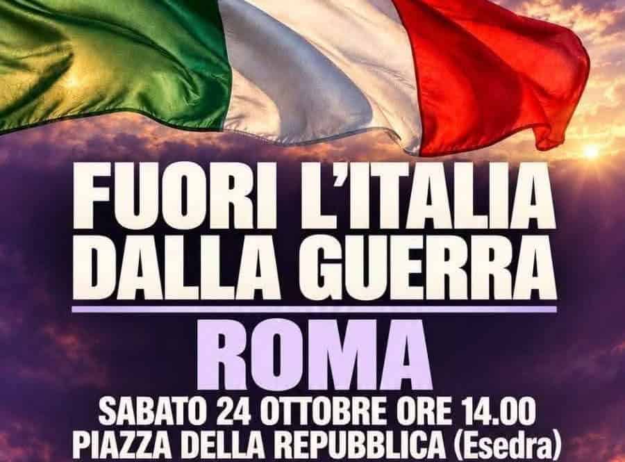 DSP Toscana: Sabato 24 ottobre a Roma contro riarmo e guerra